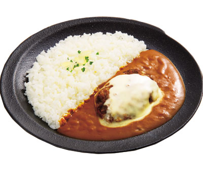 チーズハンバーグカレー