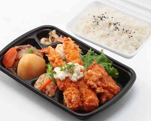 千惣のダブル海老フライ弁当