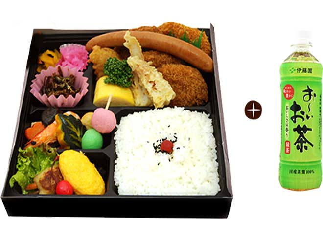 大関 （幕の内弁当）　お茶付き　（500ｍｌペット）