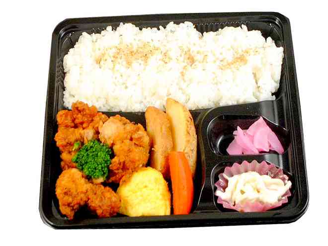 唐揚げ弁当 パック茶（200ml）付き