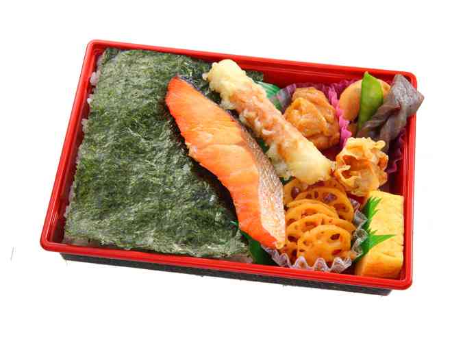 紅鮭のり弁当