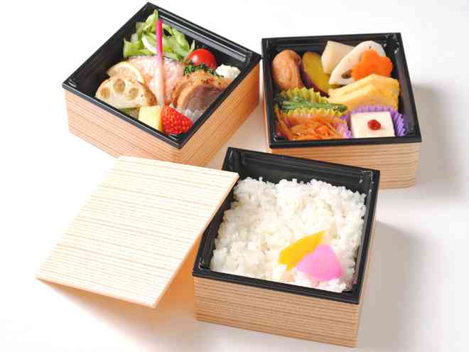 白ごはん三段弁当　D（幕の内）