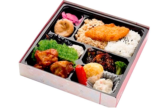 ジューシー唐揚と茄子のチリソース和え弁当 　200ｍｌパック茶付