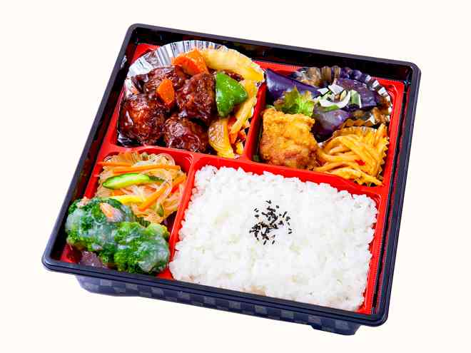 肉団子甘酢弁当 　340ｍｌ缶茶付 