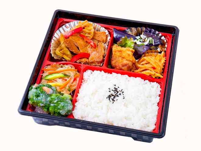 ホイコーロー弁当 　340ｍｌ缶茶付 