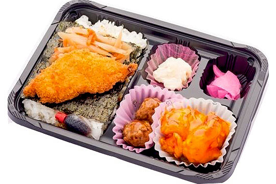 海老チリのり弁当