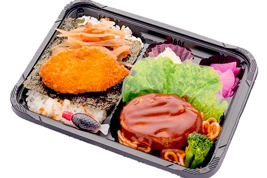 デミグラスハンバーグのり弁当