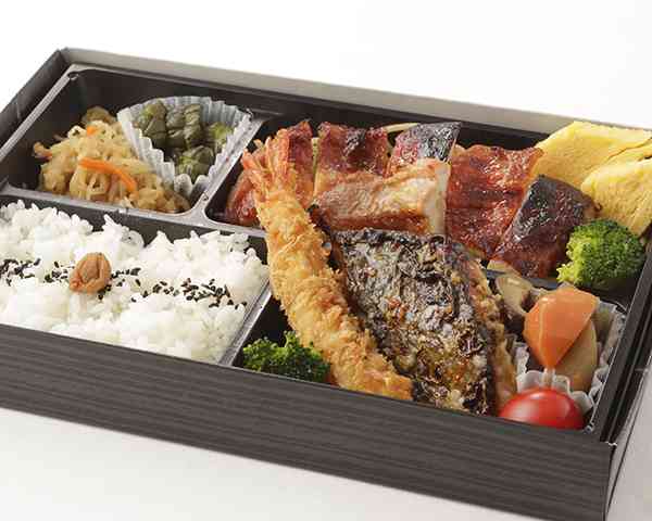 鰆（さわら）塩麹焼きとエビフライ会議用弁当