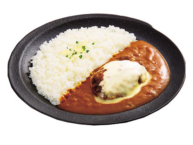 チーズハンバーグカレー