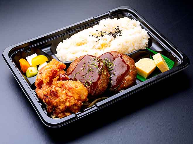 チーズハンバーグから弁当