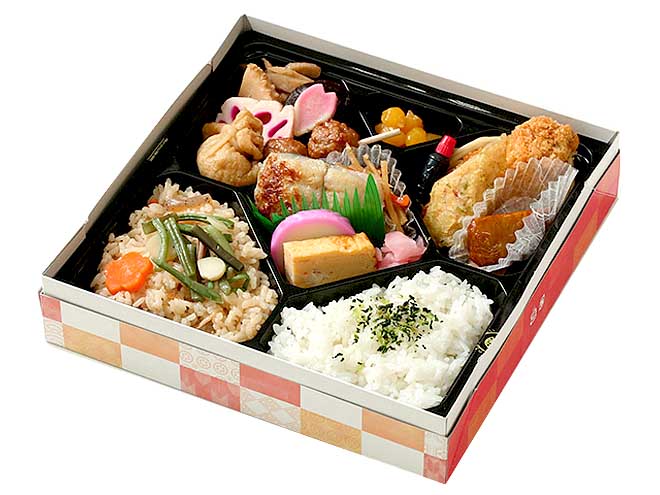 ２色ご飯の幕の内弁当