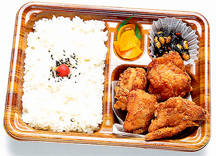 地鶏から揚げ弁当