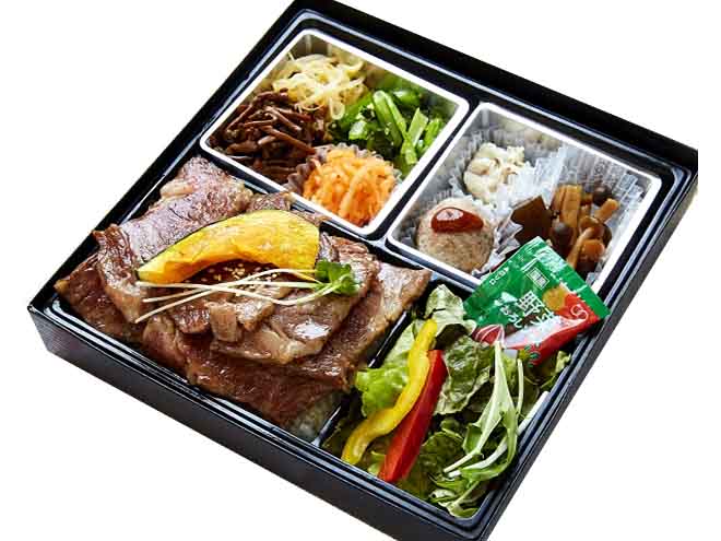 F．からいや弁当(上カルビ+上ロースが半々！）