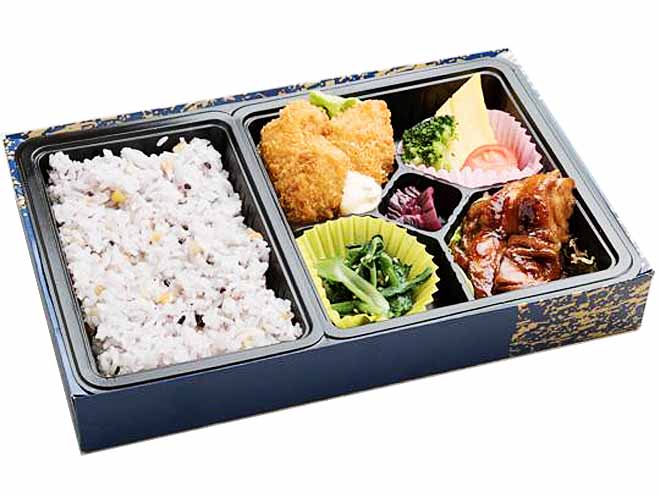 定番×カキフライ弁当