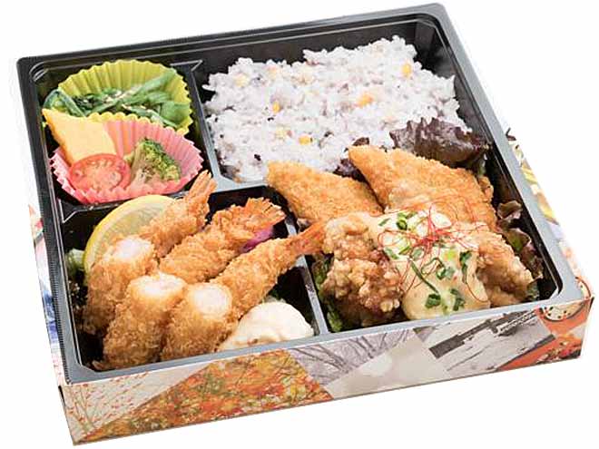 謹製×エビフライ弁当