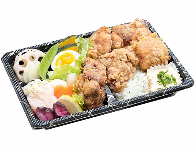 彩り×油淋鶏弁当