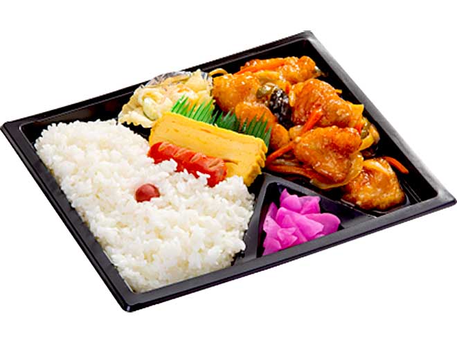 【774】酢豚弁当