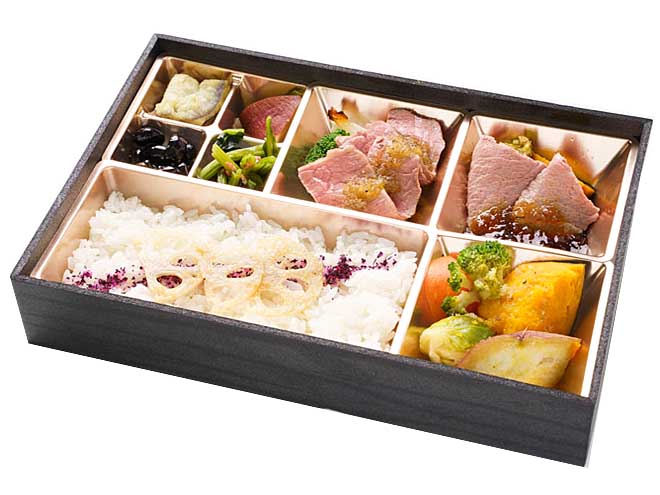 阿波牛の2種食べ比べステーキ弁当