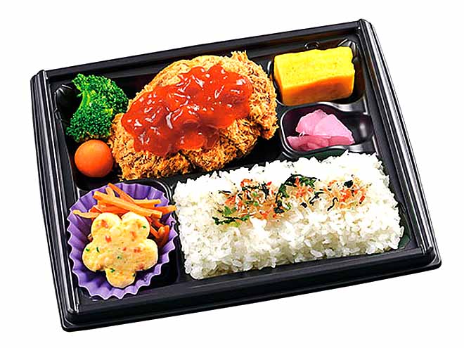 ハンバーグかつ弁当