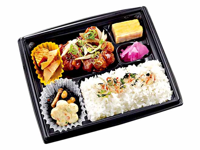 甘辛唐揚げごぼう弁当