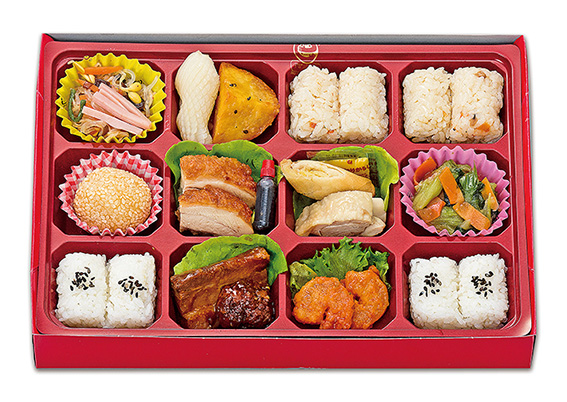 中華十二番街弁当  200mlパック茶付