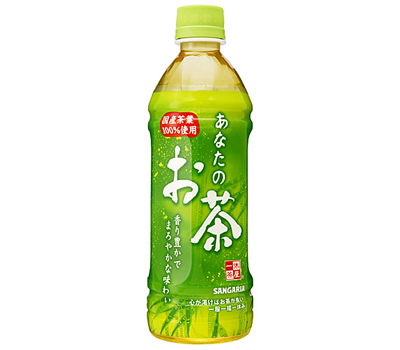 緑茶（ペットボトル500ml）