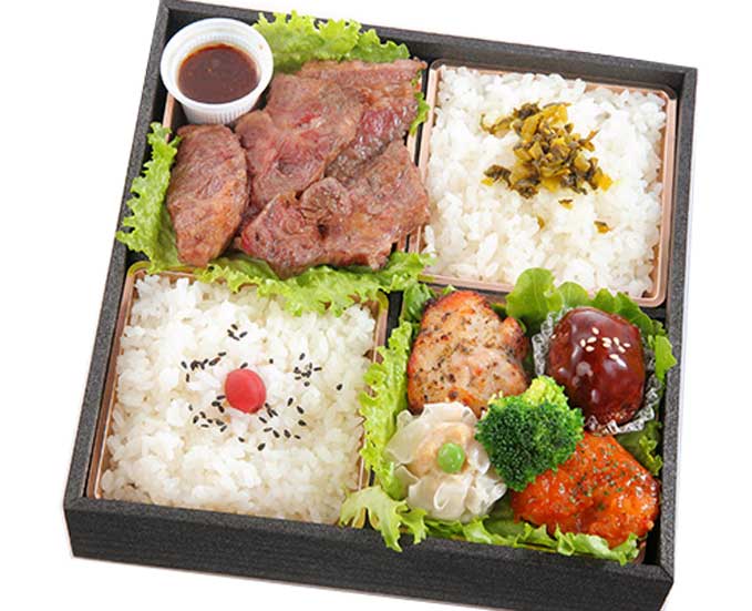 リブロースステーキ弁当
